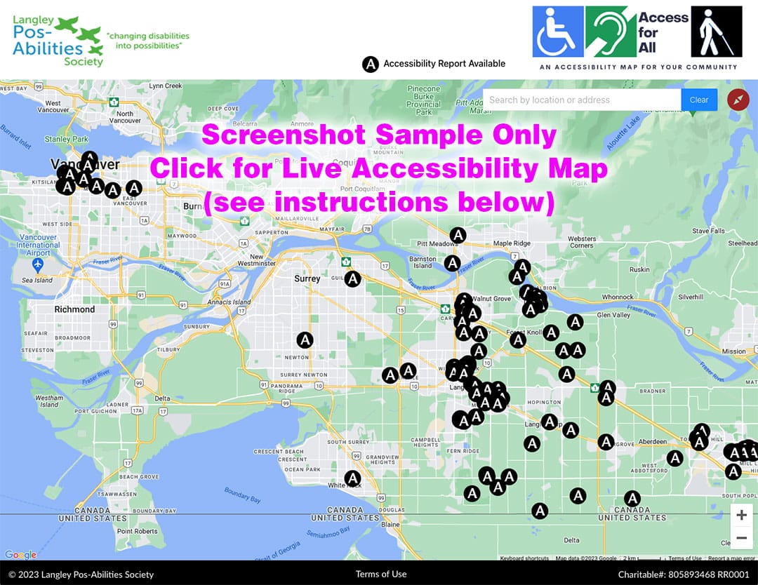 accessibility map screenshot